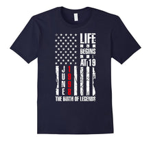 19th B-Day Gift Tee Shirt Born in June 1998 Adults 19 Years