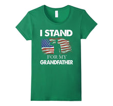 I Stand for My Grandfather Veteran American Flag Shirts
