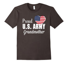 Proud U.S. Army Grandmother Patriotic Heart T Shirt