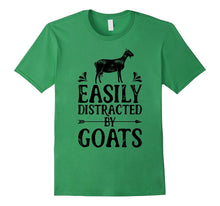 Easily Distracted by Goats Funny Goat Lover Gifts T Shirt