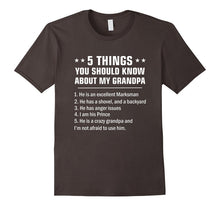 5 Things You Should Know About My Grandpa T-Shirt