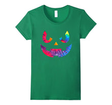 Scary Tie Dye Pumpkin Face Jack O Lantern Halloween Shirts