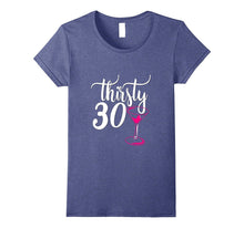 30th Birthday Shirt Gift Thirsty 30 Drunk Thirty Pink Party