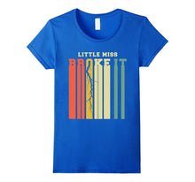 Classic Vintage Retro LITTLE MISS BROKE IT TSHIRT