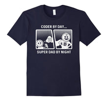 Coder Dad Superhero Shirt : Husband Birthday Father Daddy