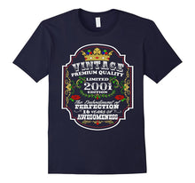 2001 Vintage Edition 16th Birthday Celebration Gift T-Shirt