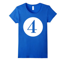 Number 4 T-Shirt for Adults & Kids