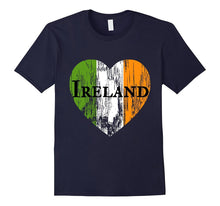 Distressed IRISH St Paddys Day Tri Colour Ireland Flag Shirt