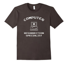 "Computer Resurrection Specialist" Funny Tech Support Shirt