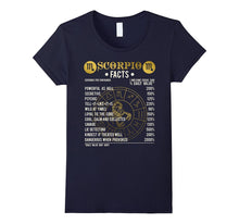 Scorpio Facts T-Shirt Scorpio Awesome Horoscope