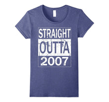 Straight Outta 2007 T-Shirt Funny 2017 Birthday Kid Tee Gift