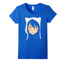 Anime Face Cat Shirt, Manga Lover Otaku Style Japanese Gift