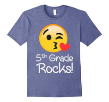 5 Th Grade Rocks Emoji tShirt Funny Fifth Graders & Teachers