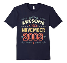 Awesome Since November 2003 T-Shirt Funny 14th Birthday Tee