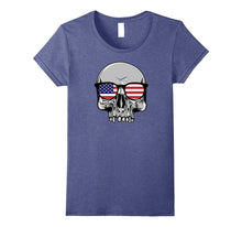 4th of July Independence Day Patriotic Skull Gift T-Shirt