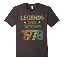 Legends Since October 1978 Shirt - 39th Birthday Gifts Shirt