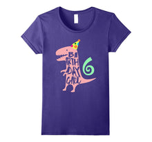 Birthday Girl 6 T Shirt- 6 Year Old Birthday Tee