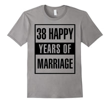 38th Wedding Anniversary Gift Idea Husband and Wife T-Shirt