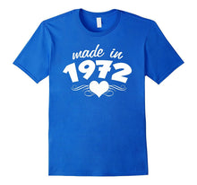 Gifts for Her 45th Birthday Made in 1972 Woman Tshirt