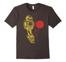 Hand Drawn Art Foosball Man Kicks Ball Cartoon T-Shirt