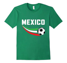 Mexico Flag Soccer Ball Sports Apparel TriColor Gift T-Shirt