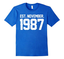 Happy 1987 It's My 30 Th Birthday Gift Ideas Tshirt for Love