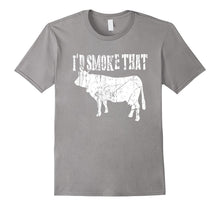 I'd Smoke That BBQ Beef Low and Slow Cow T-Shirt