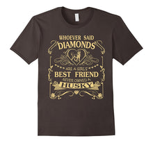 I Love My Husky Than Diamond Cute Gift Shirt