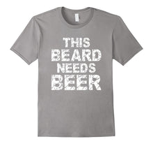 Mens This Beard Needs Beer Funny Beard Gift T Shirt