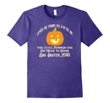 Halloween Fall Pumpkin Big Sister Pregnancy Announcement Tee