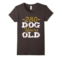 280 Dog Years Old T-Shirt Funny 40th Birthday Gag Gift