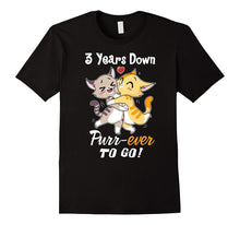 3rd Wedding Anniversary Gift 3 Years Purr-Ever Cat Gift