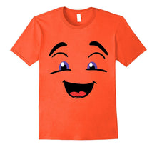 HAPPY FACE EMOJI STICKER T SHIRT, Cute Positive Smiley Tee