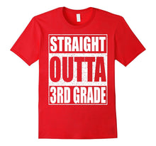 Straight Outta 3rd Grade T-Shirt Funny 2017 Graduation Shirt