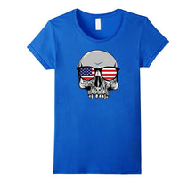 4th of July Independence Day Patriotic Skull Gift T-Shirt
