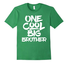 One Cool Big Brother T Shirt - Little Sister Gift Tee