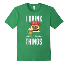 Funny Oktoberfest 2017 I Know Things Pug Graphic Dog T-Shirt