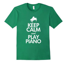 Keep Calm and Play Piano T-Shirt, Funny Players Quote Gift