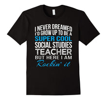 Super Cool Social Studies Teacher T Shirt Funny School Gift