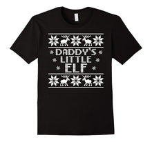 Daddy's Little Elf Matching Family Christmas T-Shirt Gift