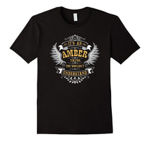 Personalized Birthday Gift for Person Named Amber T-Shirt