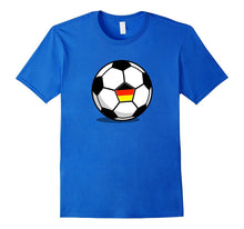 Germany Flag on Soccer Ball German Jersey T-Shirt
