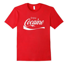 Enjoy Cocaine Shirt - Funny Spoof Tee