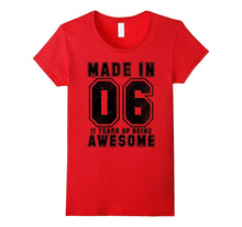 11th Birthday Gift T-Shirt Made in 06 Tee 11 Yrs Old Gift
