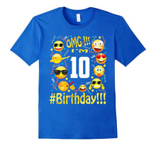 Funny 10 Years Old 10th Birthday Emoji Shirt Gifts 2007 Cute