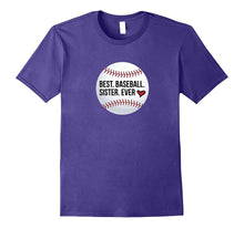 Sister Baseball Shirt Best Girl Ever W Ball N Heart T Shirt