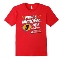 Funny 3rd Retro Birthday T-Shirt 3 Yr Old Comical Cartoon