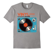 Retro LP Vinyl Record Turntable Player DJ Music Gift T-Shirt