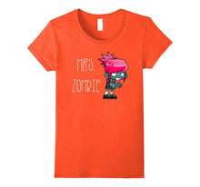 Mrs. Zombie. Halloween T-Shirt for Couples. Mr and Mrs Shirt