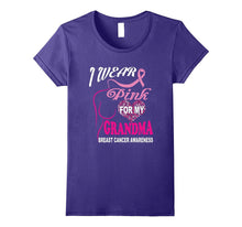 I Wear Pink for My Grandma Breast Cancer Awareness T-Shirt
